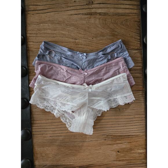 Victoria's Secret Very Sexy Cheeky Hipster Panty Bundle sz xSmall New - Picture 1 of 6